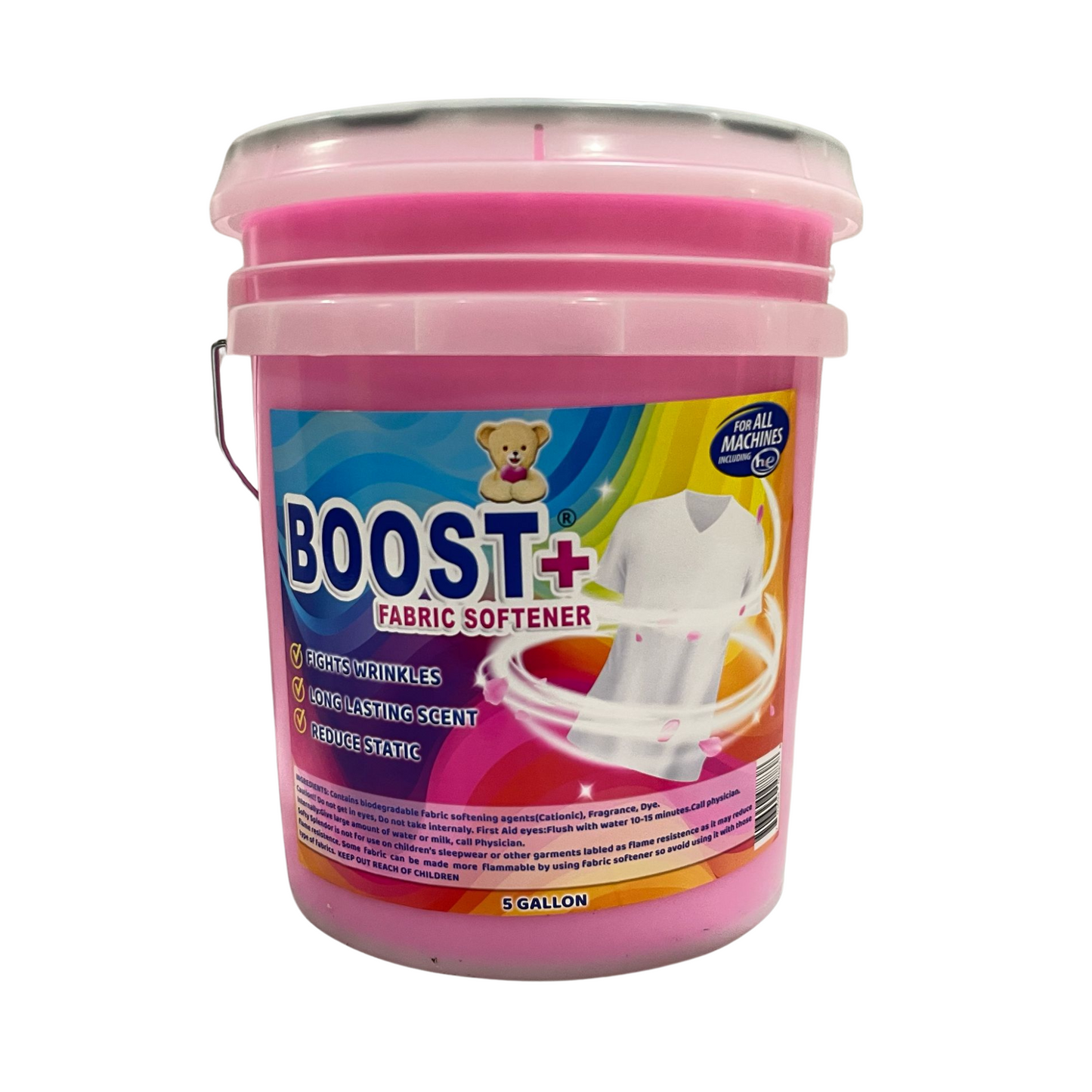 BOOST 5 Gallon Pink Fabric Softener