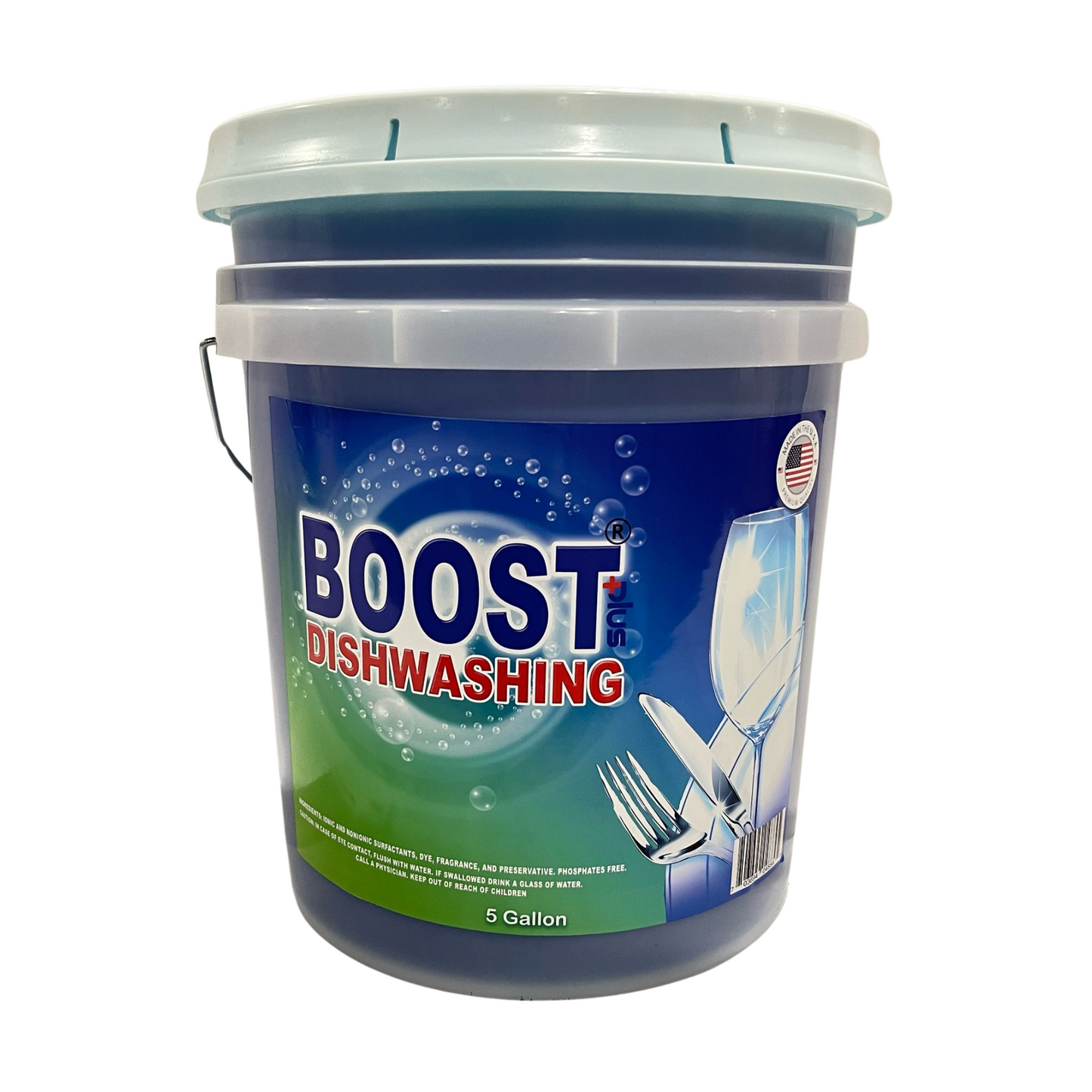 BOOST 5 Gallon Blue Dishwashing Soap